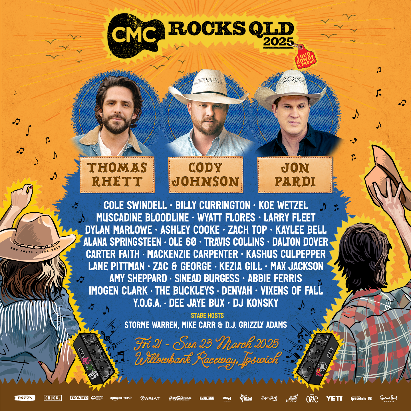 CMC Rocks QLD reveals artist lineup for 2025